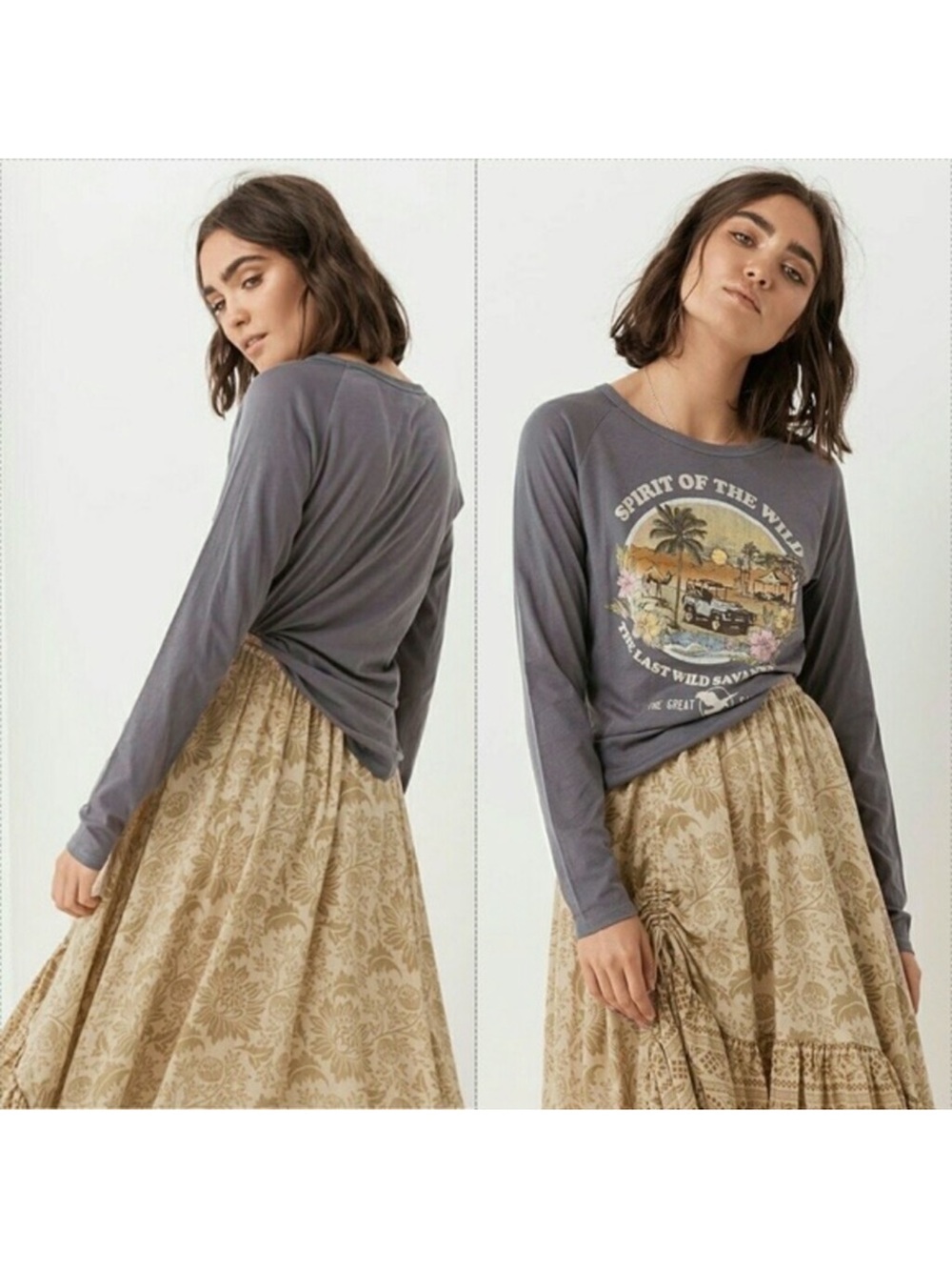 Spell & the Gypsy Collective Spirit of the Wild Long Sleeve Raglan Top